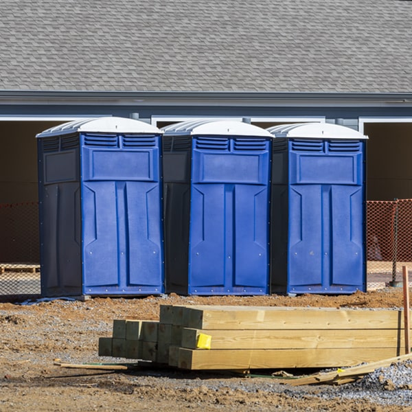 do you offer hand sanitizer dispensers inside the porta potties in Wana